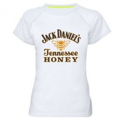 Женская футболка для спорта Jack Daniel's Tennessee Honey - PrintSalon