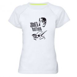 Женская футболка для спорта James Hetfield - PrintSalon