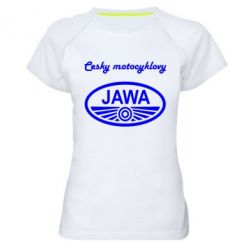 Женская футболка для спорта Java Cesky Motocyclovy - PrintSalon