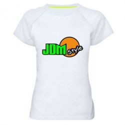 Женская футболка для спорта JDM Style - PrintSalon