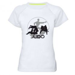 Женская футболка для спорта Judo Federation - PrintSalon