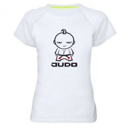 Женская футболка для спорта Judo Fighter - PrintSalon