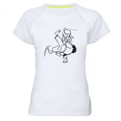 Женская футболка для спорта Judo Fighters - PrintSalon