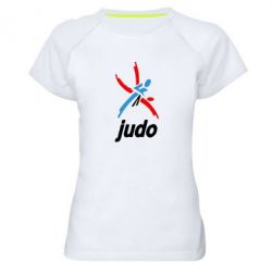 Женская футболка для спорта Judo Logo - PrintSalon
