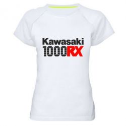 Женская футболка для спорта Kawasaki 1000RX - PrintSalon