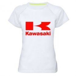 Жіноча футболка для спорту Kawasaki - PrintSalon