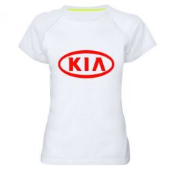 Женская футболка для спорта KIA Small - PrintSalon