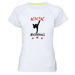 Жіноча футболка для спорту Kickboxing Fight - PrintSalon