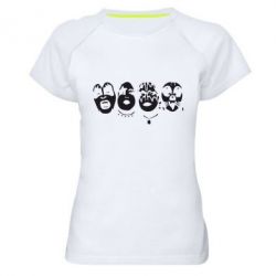 Женская футболка для спорта KiSS - PrintSalon