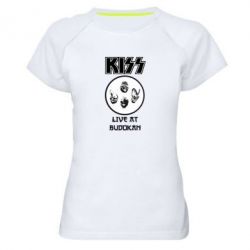 Жіноча футболка для спорту Kiss - PrintSalon