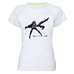 Жіноча футболка для спорту Клеймор - PrintSalon
