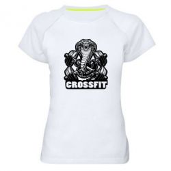 Женская футболка для спорта Кобра CrossFit - PrintSalon