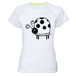 Женская футболка для спорта Коровка - PrintSalon