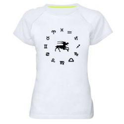 Женская футболка для спорта козерог - PrintSalon