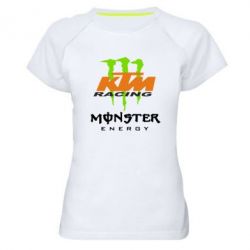 Женская футболка для спорта KTM Monster Enegry - PrintSalon
