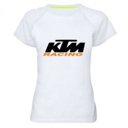 Женская футболка для спорта KTM Racing - PrintSalon