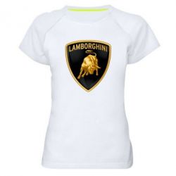 Жіноча футболка для спорту Lamborghini Logo - PrintSalon
