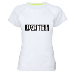 Женская футболка для спорта Led Zeppelin - PrintSalon