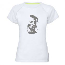 Женская футболка для спорта Лице козака - PrintSalon