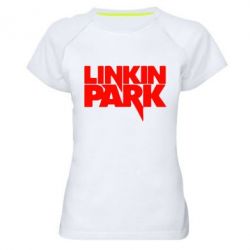 Женская футболка для спорта Линкин Парк - PrintSalon