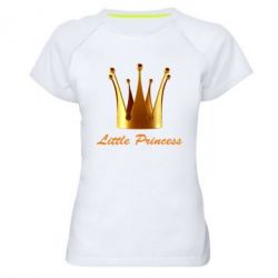 Жіноча футболка для спорту Little Princess - PrintSalon