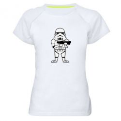 Женская футболка для спорта Little Stormtrooper - PrintSalon