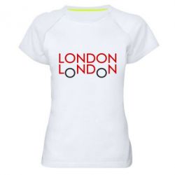 Женская футболка для спорта London - PrintSalon