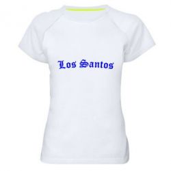 Женская футболка для спорта Los Santos - PrintSalon