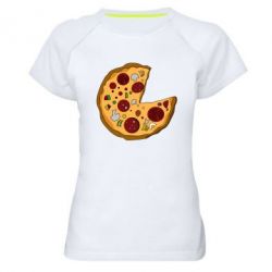 Женская футболка для спорта Love Pizza - PrintSalon