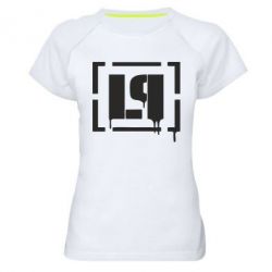 Женская футболка для спорта LP - PrintSalon