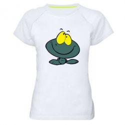 Женская футболка для спорта Лягушка - PrintSalon