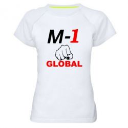 Женская футболка для спорта M-1 Global - PrintSalon