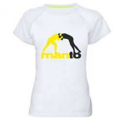 Женская футболка для спорта Manto - PrintSalon