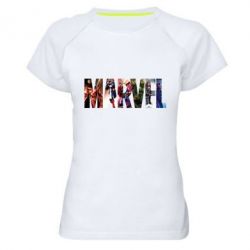 Женская футболка для спорта Marvel Avengers - PrintSalon