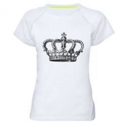 Женская футболка для спорта Массивная корона - PrintSalon