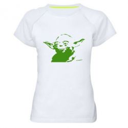 Женская футболка для спорта Master Yoda
