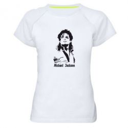 Жіноча футболка для спорту Майкл Джексон - PrintSalon