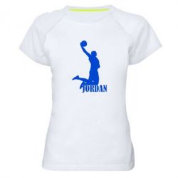 Женская футболка для спорта Майкл Джордан - PrintSalon