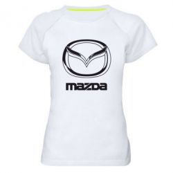 Женская футболка для спорта Mazda Small - PrintSalon