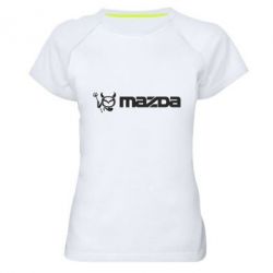 Женская футболка для спорта Mazda - PrintSalon