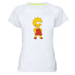 Женская футболка для спорта Мэгги Симпсон - PrintSalon