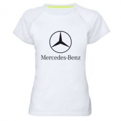 Жіноча футболка для спорту Mercedes Benz - PrintSalon