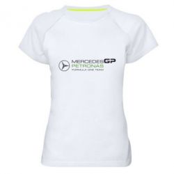 Жіноча футболка для спорту Mercedes GP - PrintSalon