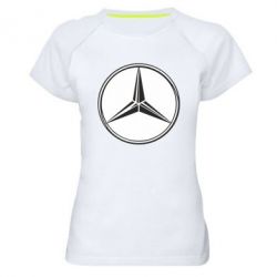Женская футболка для спорта Mercedes - PrintSalon