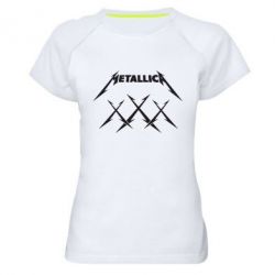 Жіноча футболка для спорту Metallica XXX - PrintSalon