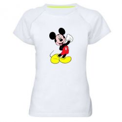Жіноча футболка для спорту Міккі Маус - PrintSalon