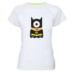 Жіноча футболка для спорту Minion Batman - PrintSalon