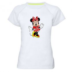Женская футболка для спорта Минни Красавица - PrintSalon