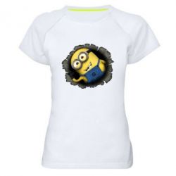 Женская футболка для спорта Миньон - PrintSalon