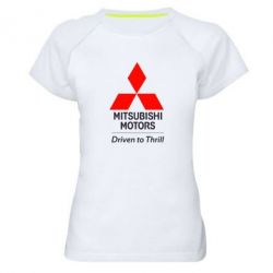 Женская футболка для спорта Mitsubishi Motors - PrintSalon